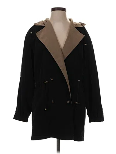 Pre-owned Assorted Brands Coat In Black