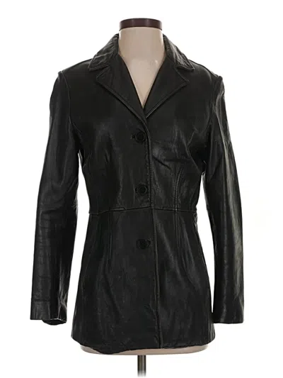 Pre-owned Assorted Brands Coat In Black