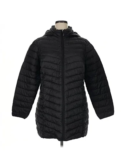 Pre-owned Assorted Brands Coat In Black
