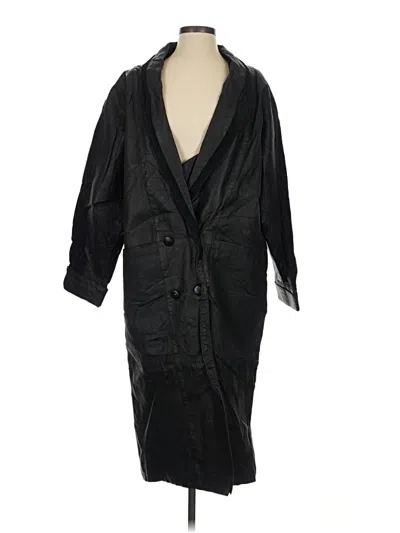 Pre-owned Assorted Brands Coat In Black
