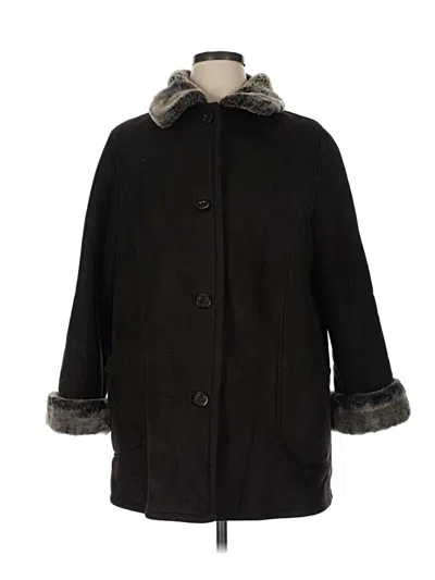 Pre-owned Assorted Brands Coat In Black