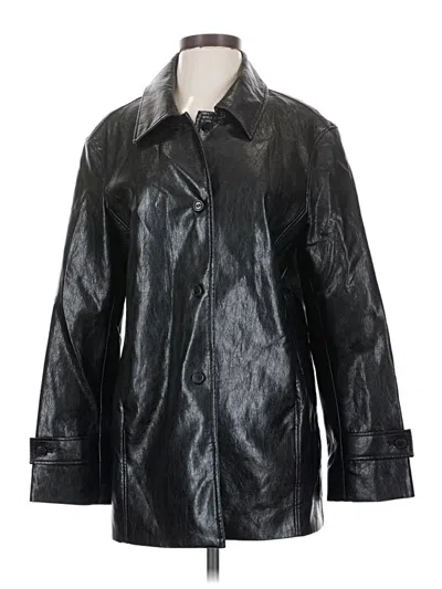 Pre-owned Assorted Brands Coat In Black