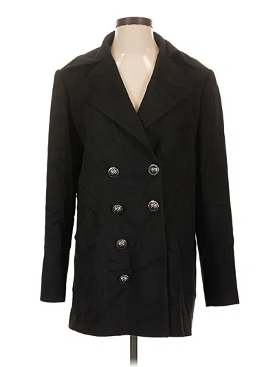 Pre-owned Assorted Brands Coat In Black