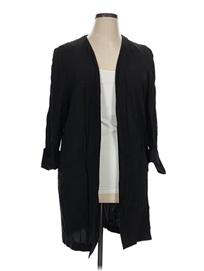 Pre-owned Assorted Brands Coat In Black