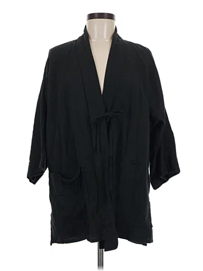 Pre-owned Assorted Brands Coat In Black