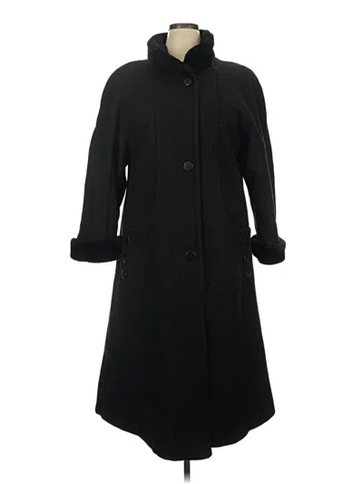 Pre-owned Assorted Brands Coat In Black
