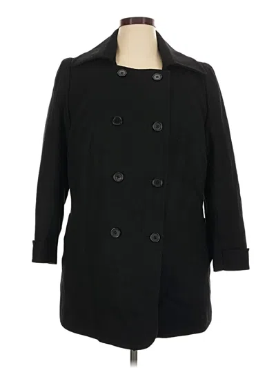 Pre-owned Assorted Brands Coat In Black