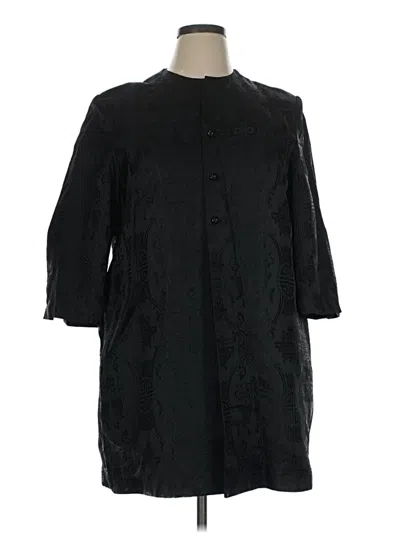 Pre-owned Assorted Brands Coat In Black