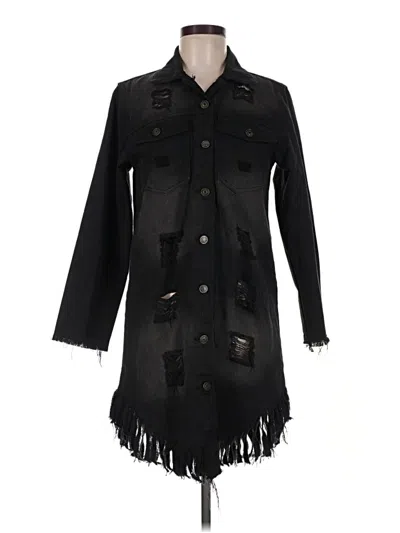Pre-owned Assorted Brands Coat In Black