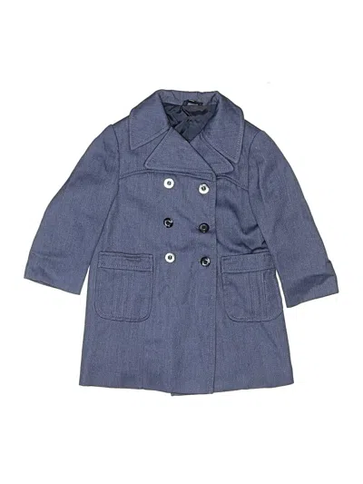 Pre-owned Assorted Brands Kids' Coat In Blue