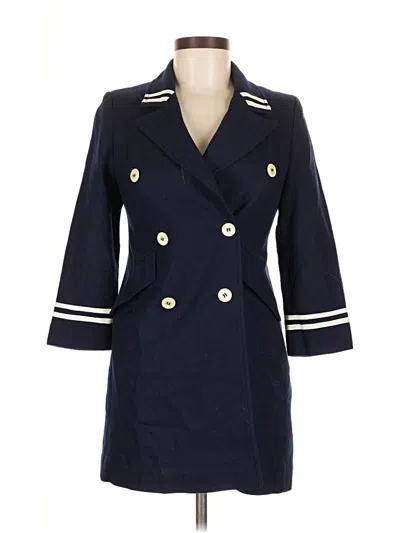 Pre-owned Assorted Brands Coat In Blue