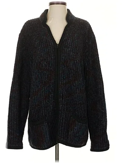 Pre-owned Assorted Brands Coat In Blue