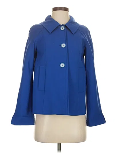 Pre-owned Assorted Brands Coat In Blue