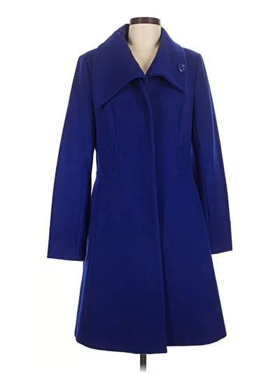 Pre-owned Assorted Brands Coat In Blue