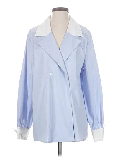 Pre-owned Assorted Brands Coat In Blue