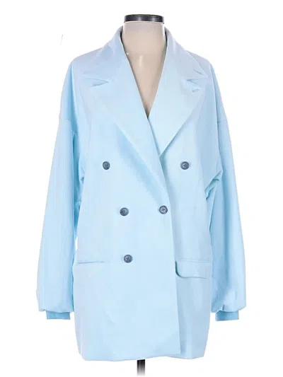 Pre-owned Assorted Brands Coat In Blue