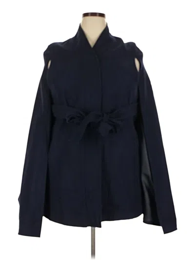 Pre-owned Assorted Brands Coat In Blue