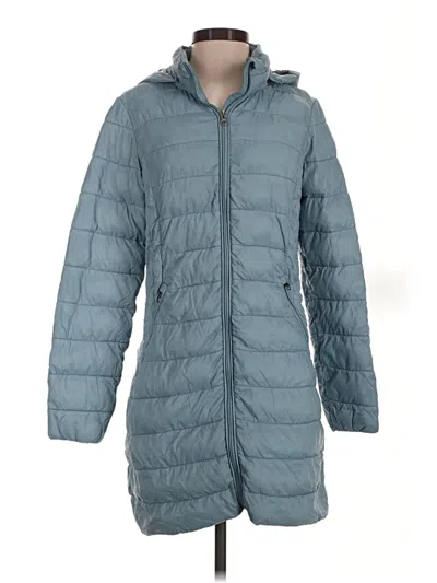 Pre-owned Assorted Brands Coat In Blue