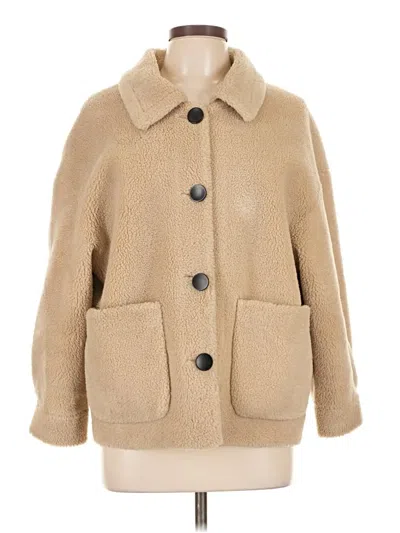Pre-owned Assorted Brands Coat In Brown
