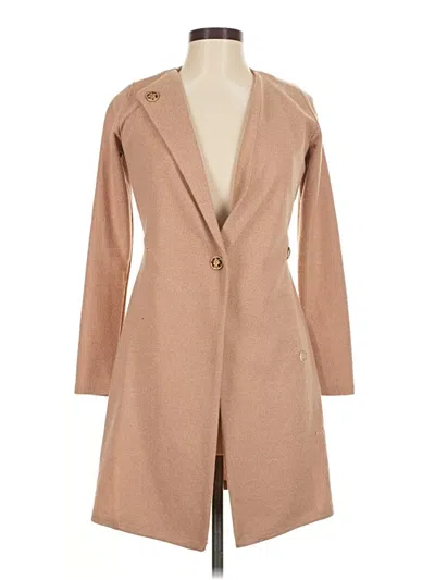 Pre-owned Assorted Brands Coat In Brown