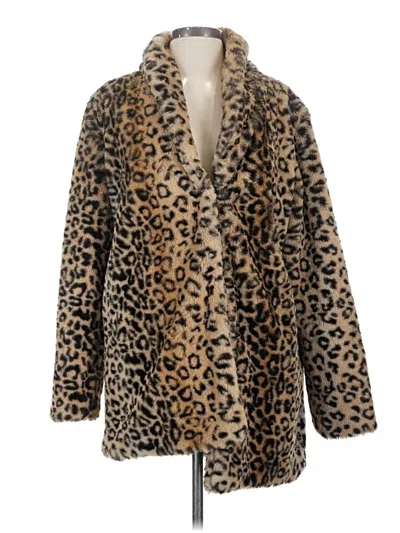 Pre-owned Assorted Brands Coat In Brown