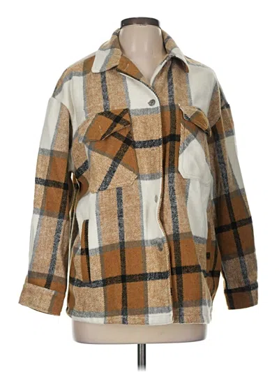 Pre-owned Assorted Brands Coat In Brown