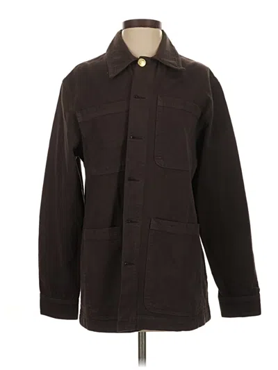 Pre-owned Assorted Brands Coat In Brown