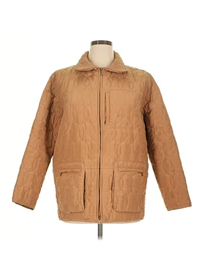 Pre-owned Assorted Brands Coat In Brown
