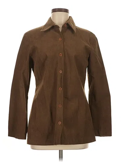 Pre-owned Assorted Brands Coat In Brown