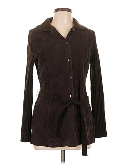 Pre-owned Assorted Brands Coat In Brown