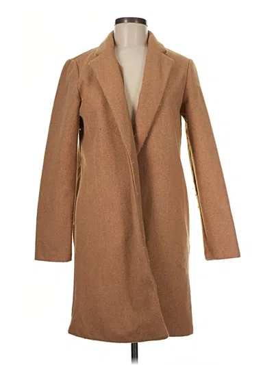 Pre-owned Assorted Brands Coat In Brown