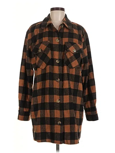 Pre-owned Assorted Brands Coat In Brown
