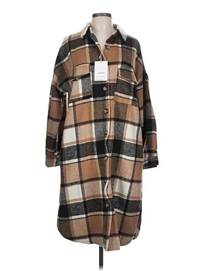 Pre-owned Assorted Brands Coat In Brown