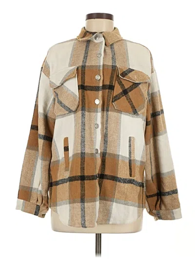 Pre-owned Assorted Brands Coat In Brown