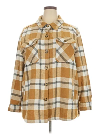 Pre-owned Assorted Brands Coat In Gold
