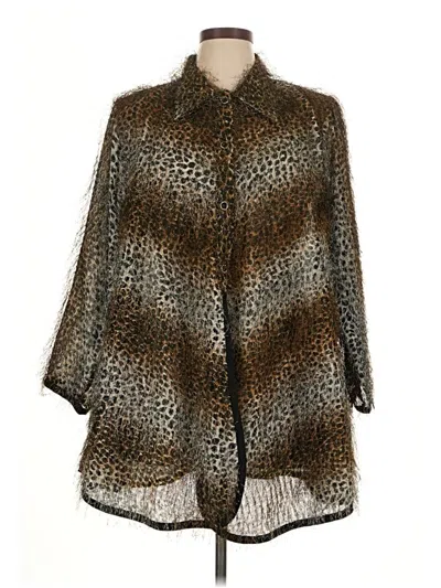 Pre-owned Assorted Brands Coat In Gold