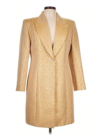 Pre-owned Assorted Brands Coat In Gold
