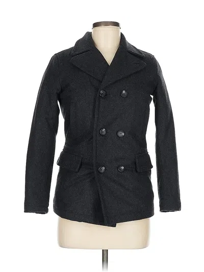 Pre-owned Assorted Brands Coat In Gray