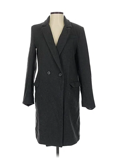 Pre-owned Assorted Brands Coat In Gray