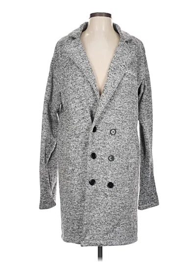Pre-owned Assorted Brands Coat In Gray