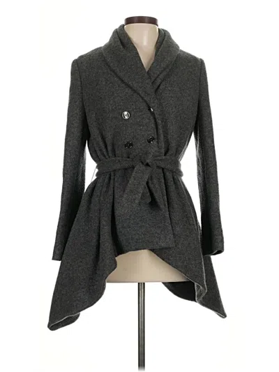 Pre-owned Assorted Brands Coat In Gray