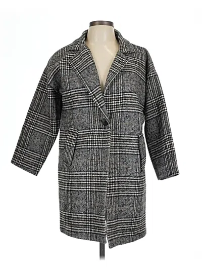 Pre-owned Assorted Brands Coat In Gray