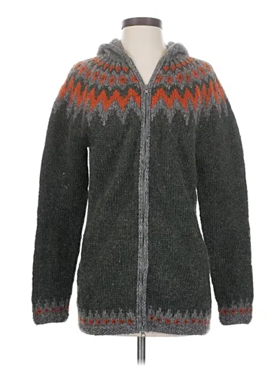Pre-owned Assorted Brands Coat In Gray