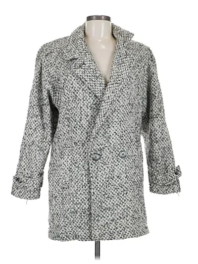 Pre-owned Assorted Brands Coat In Gray