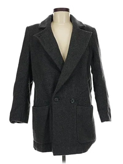 Pre-owned Assorted Brands Coat In Gray