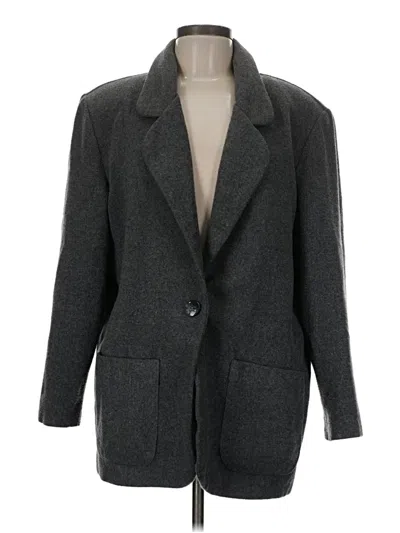 Pre-owned Assorted Brands Coat In Gray