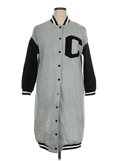 Pre-owned Assorted Brands Coat In Gray