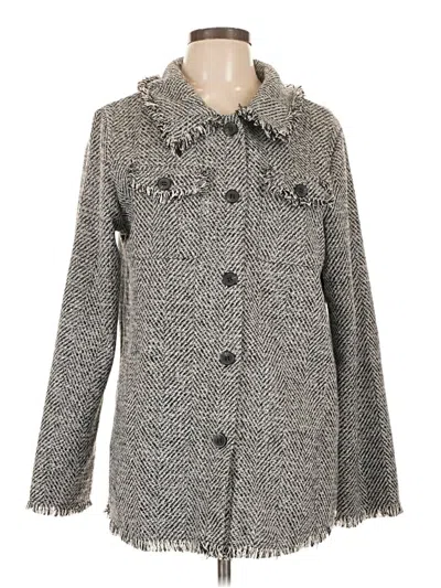 Pre-owned Assorted Brands Coat In Gray