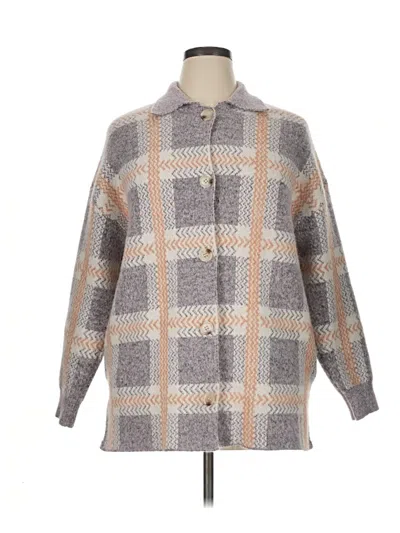 Pre-owned Assorted Brands Coat In Gray