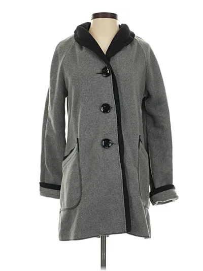 Pre-owned Assorted Brands Coat In Gray